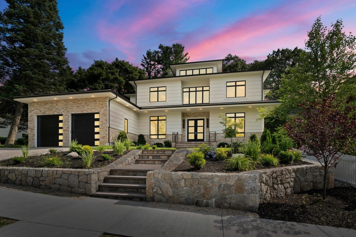 Twilight Conversion Photography for Newton, MA Real Estate LIsting