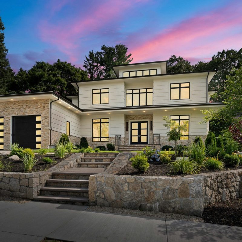 Twilight Conversion Photography for Newton, MA Real Estate LIsting