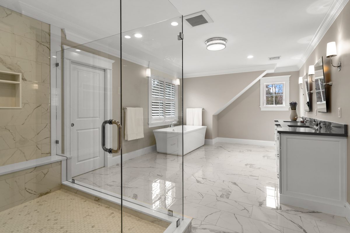 Bathroom Real Estate Photo in Concord, MA