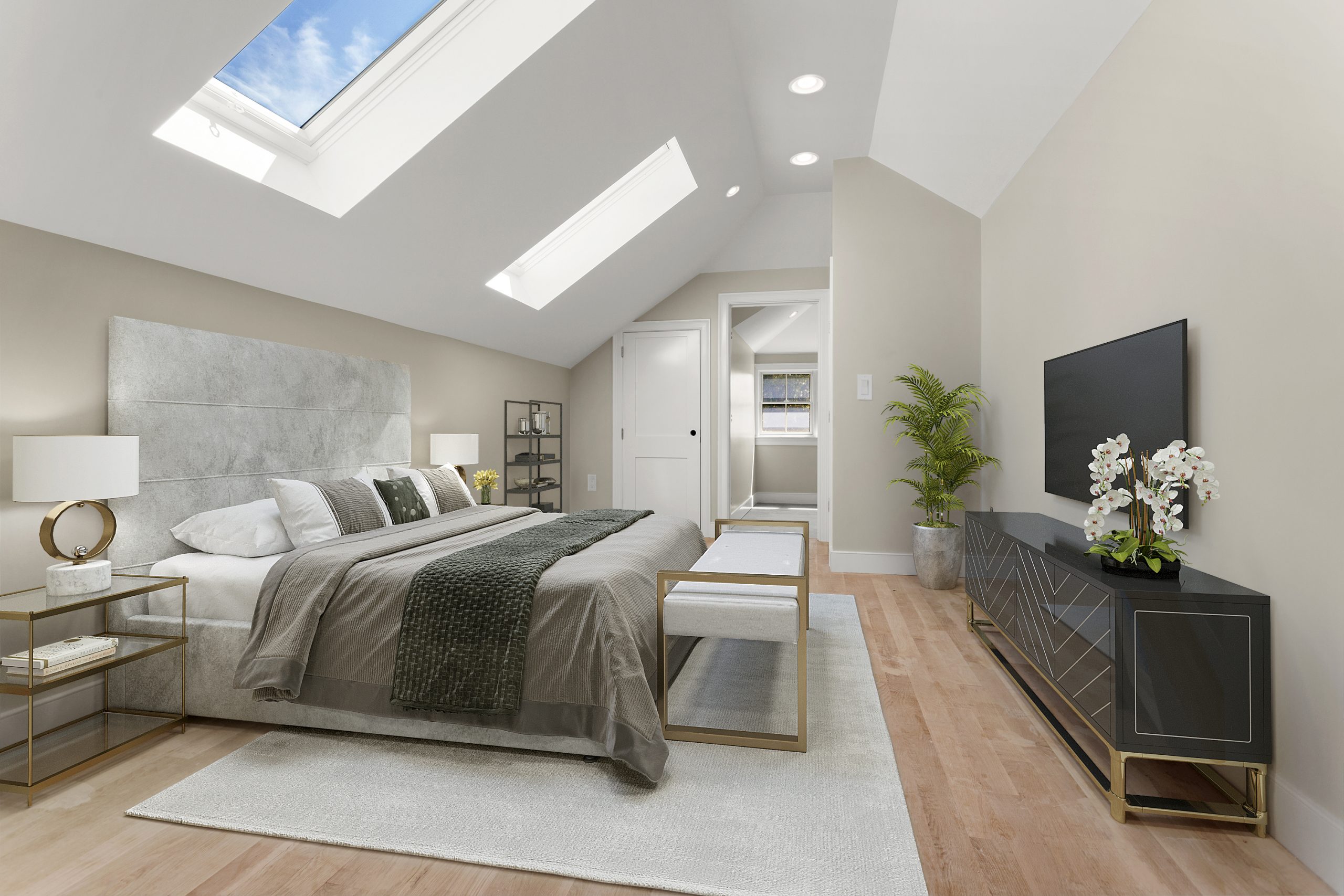 Example of Virtual Staging for Real Estate